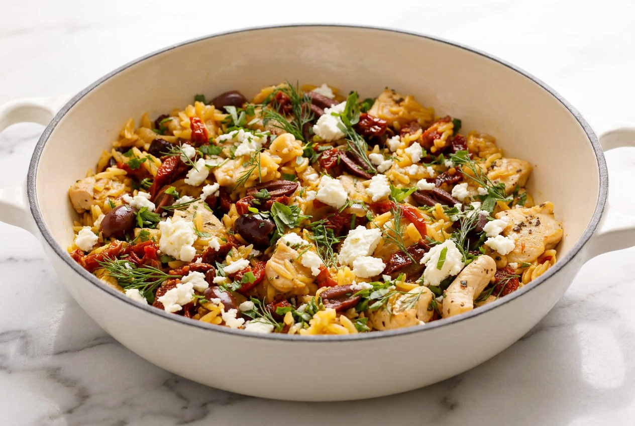The Ultimate Mediterranean Chicken And Orzo Recipe