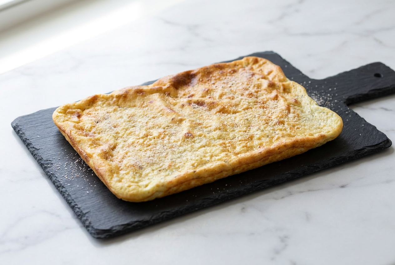 Two Ingredient Cottage Cheese Flatbread